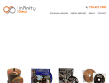 Tablet Screenshot of infinitydiscs.com